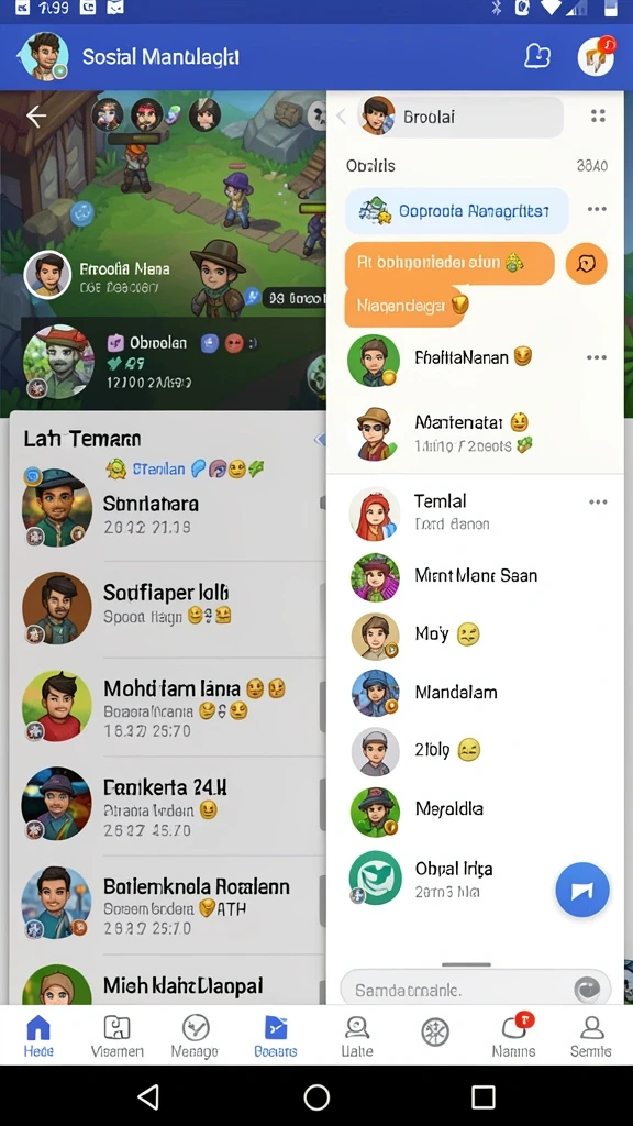 Beragam pilihan permainan yang tersedia untuk semua pemain.