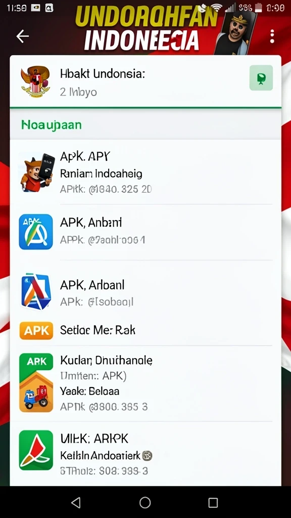 Menu permainan yang mudah dinavigasi dan user-friendly.