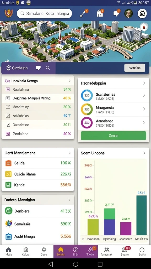 Karakter-karakter unik dari dunia fantasi.