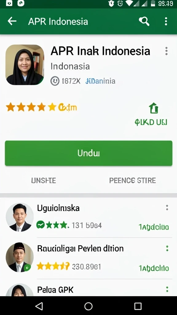 Tampilan antarmuka yang ramah pengguna.