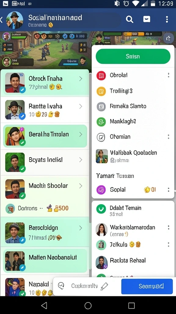Tampilan awal yang menarik dan penuh warna.