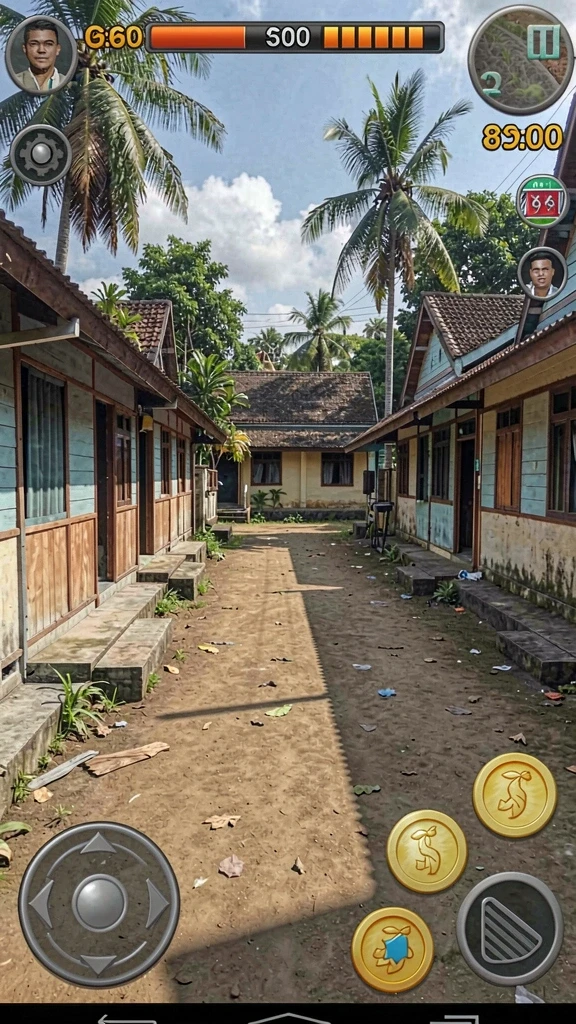 Animasi karakter dalam AKUNJP yang memikat dan dinamis.