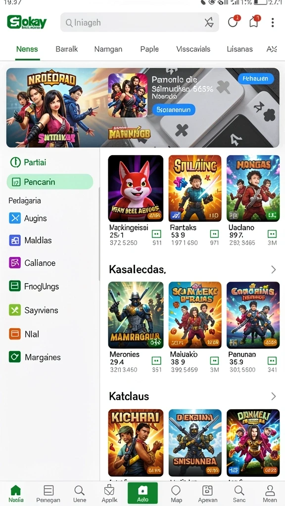 Tampilan gameplay dalam mode multiplayer yang kompetitif.