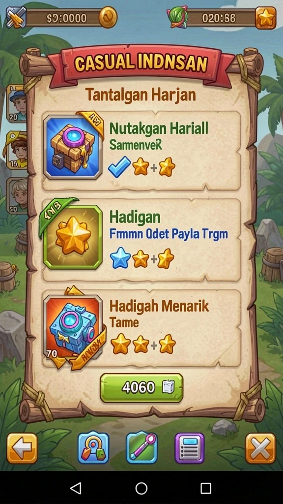 Berbagai pilihan permainan slot dengan tema yang berbeda.