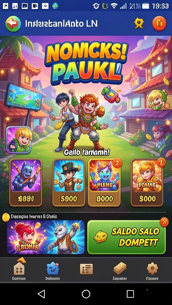 Sistem hadiah harian yang memotivasi pemain.