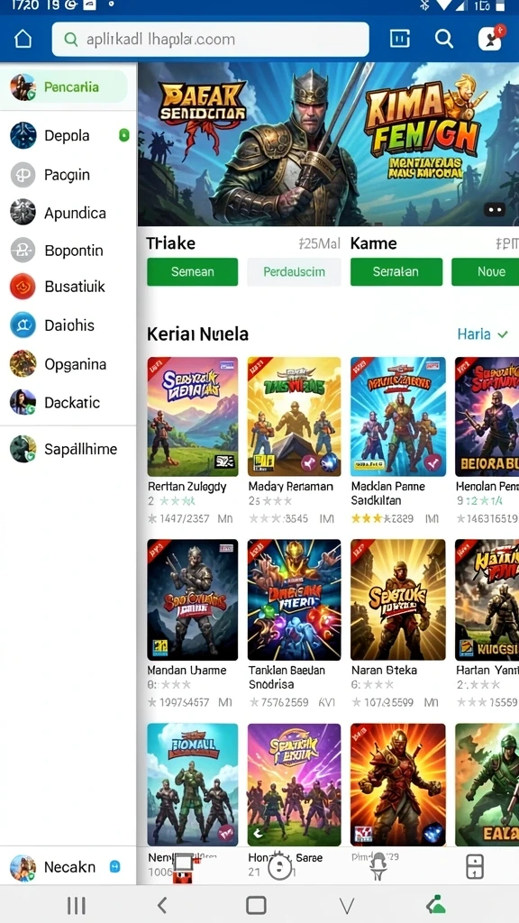 Karakter unik yang membuat permainan semakin seru.