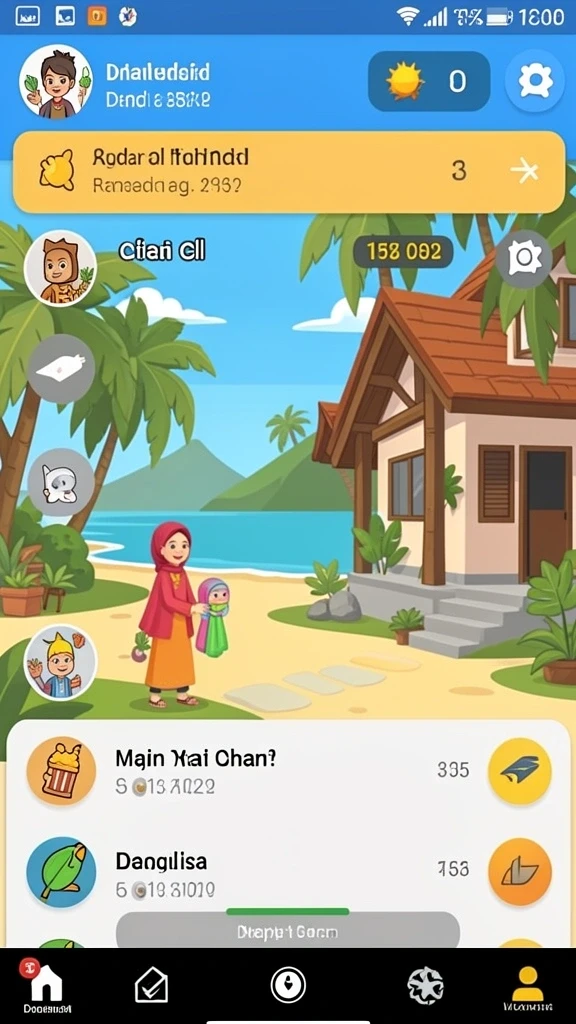 Screenshot memperlihatkan pertempuran seru melawan monster dalam game.