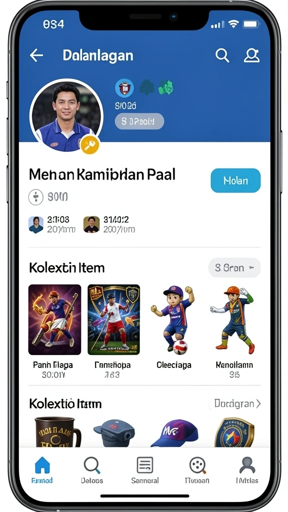 Latar belakang yang indah dari langit Indonesia yang menyegarkan.