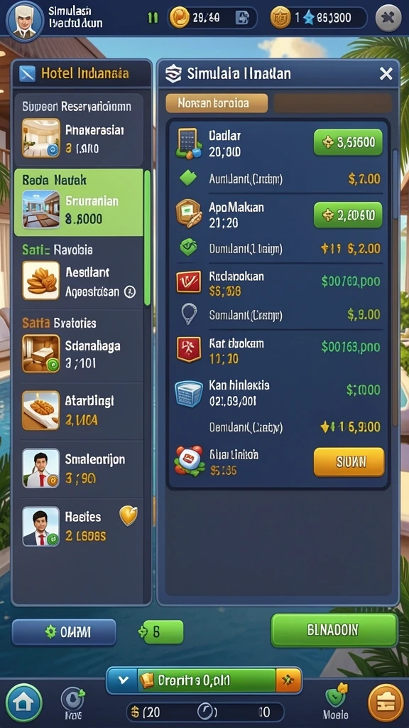 Gameplay yang penuh tantangan dengan misi seru.