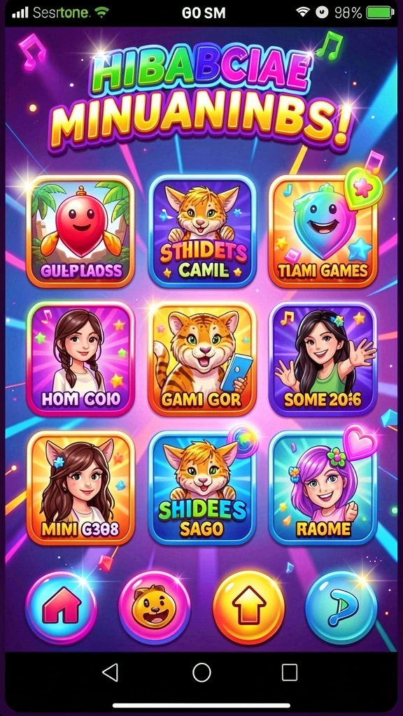 Level yang penuh tantangan dan rintangan menarik.