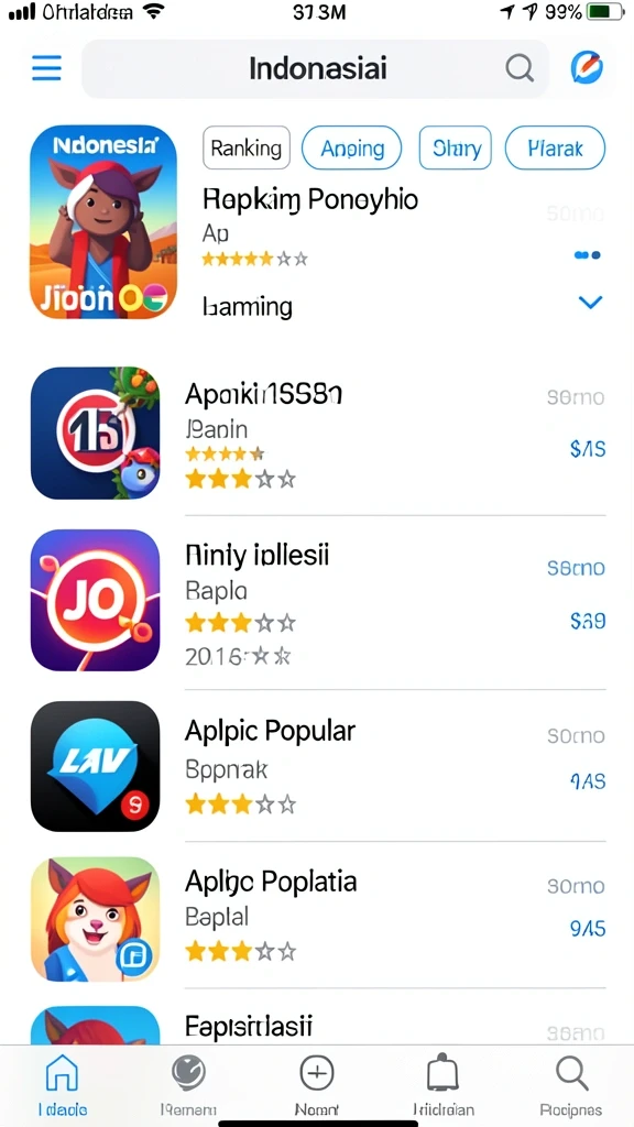 Berbagai pilihan permainan yang menghibur dan menantang.