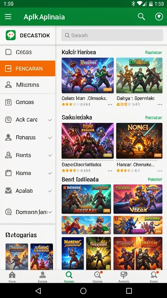 Papan permainan dengan tema menarik yang beragam.