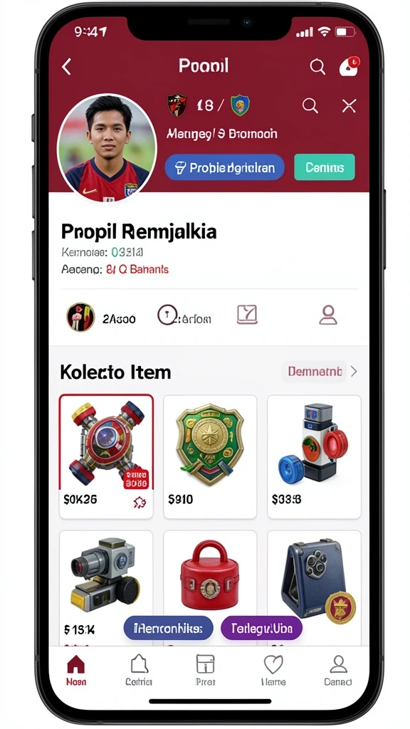 Tampilan awal game dengan karakter menarik.