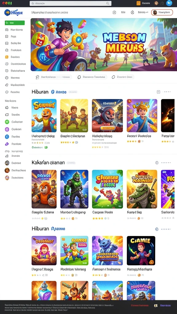 Tangkapan layar menunjukkan pertarungan epik antara pemain dan monster.