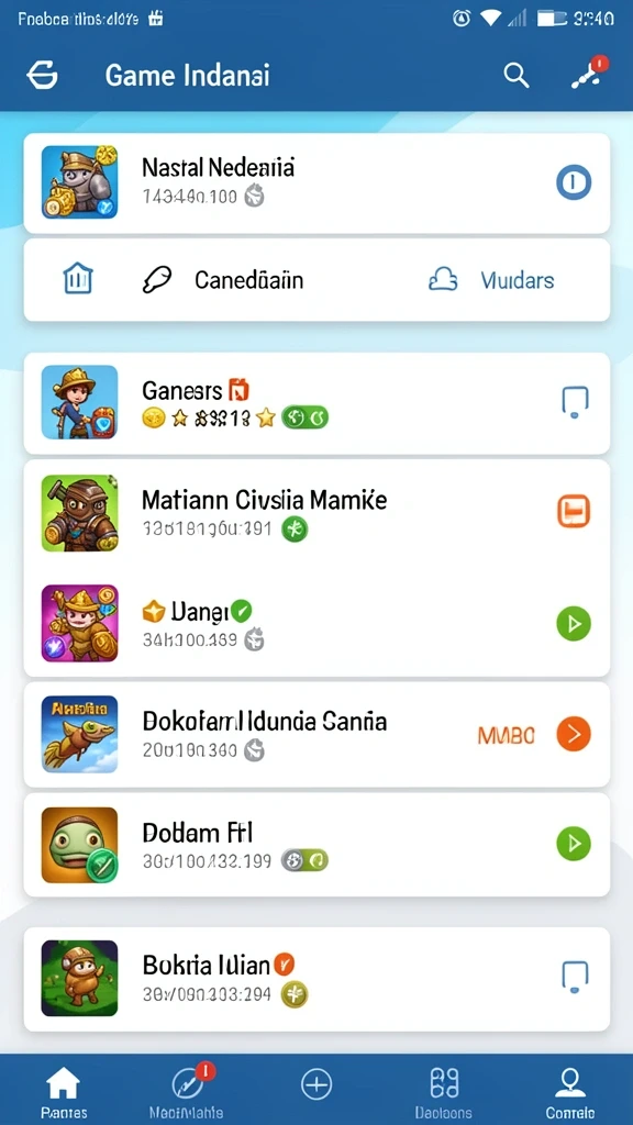 Beragam pilihan permainan menarik.