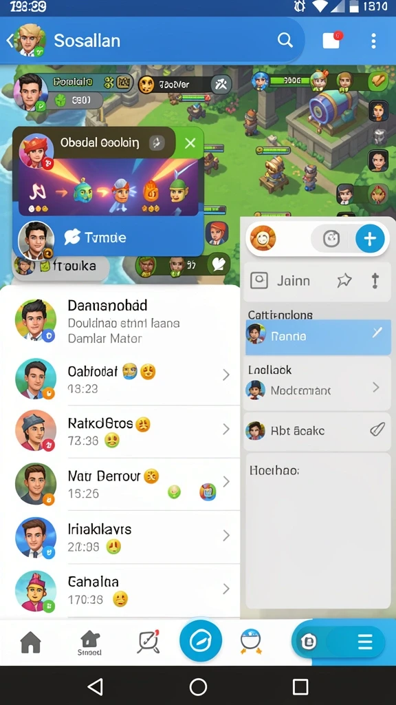 Tangkapan layar menunjukkan mode multiplayer yang seru.