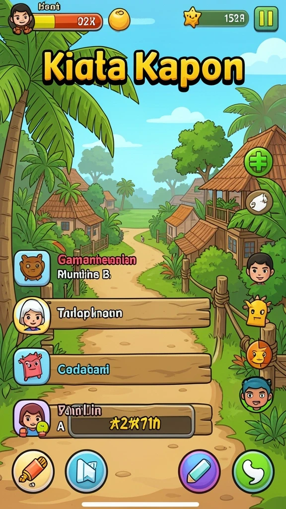 Tampilan antarmuka utama yang menarik dan user-friendly.