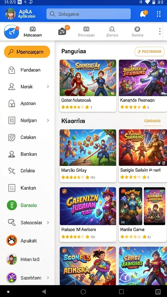 Tampilan antarmuka yang menarik dan mudah digunakan.