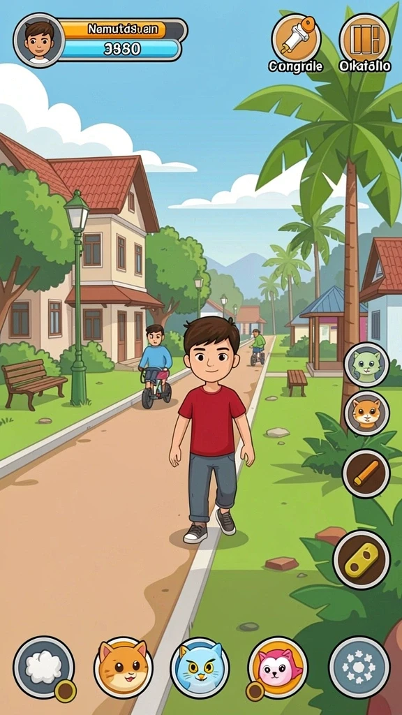 Sistem kontrol yang intuitif dan responsif.