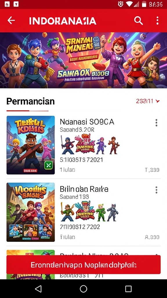 Karakter-karakter menarik yang bisa dimainkan.