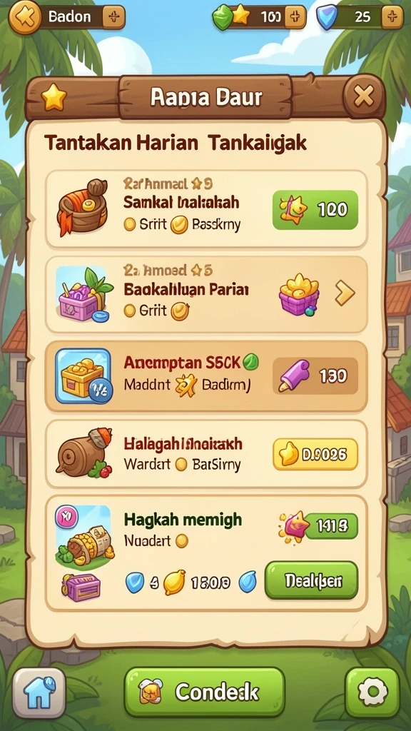 Beragam pilihan game untuk semua usia.