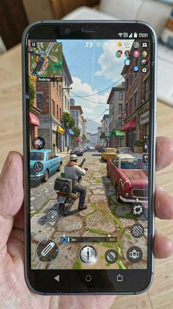 Screenshot menampilkan suasana hutan yang indah.