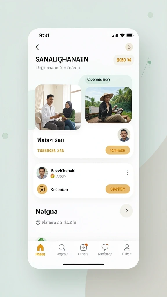 Tampilan awal game yang menarik dan intuitif.