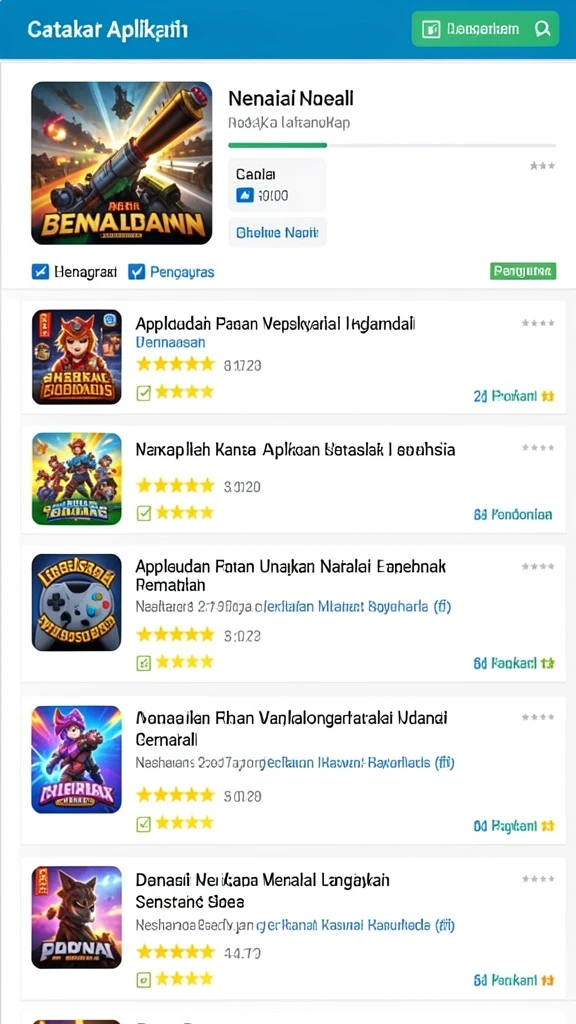 Tampilan awal yang menarik dan intuitif.